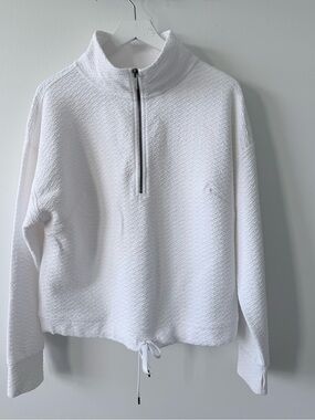 Zella Women's 3/4 Zip Cotton Pullover